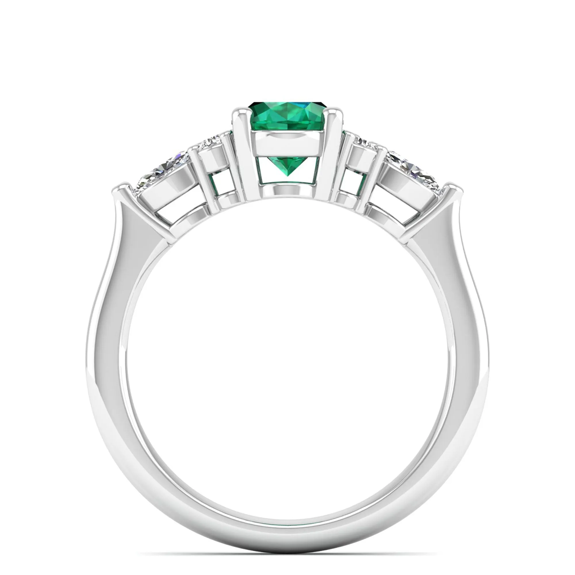 Juliette Emerald and Diamond Ring