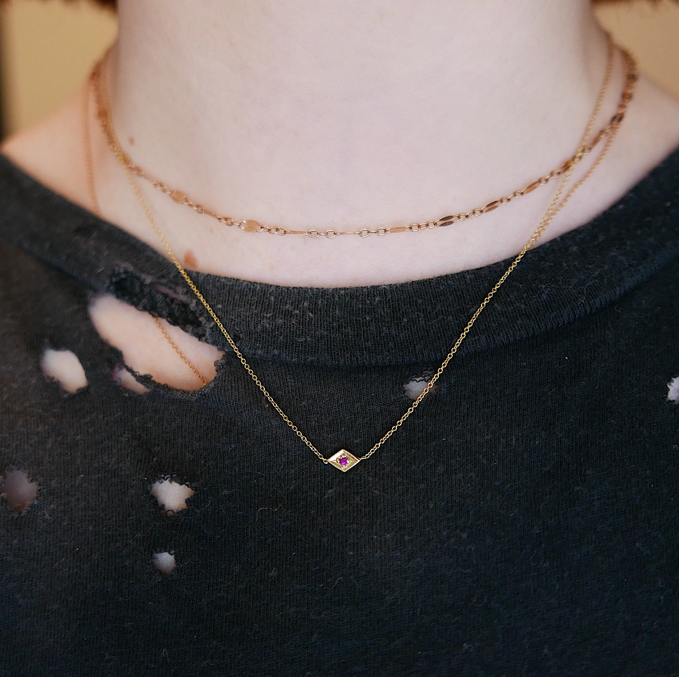 Kite Ruby Necklace