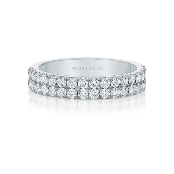 Lennon Double Row Diamond Band