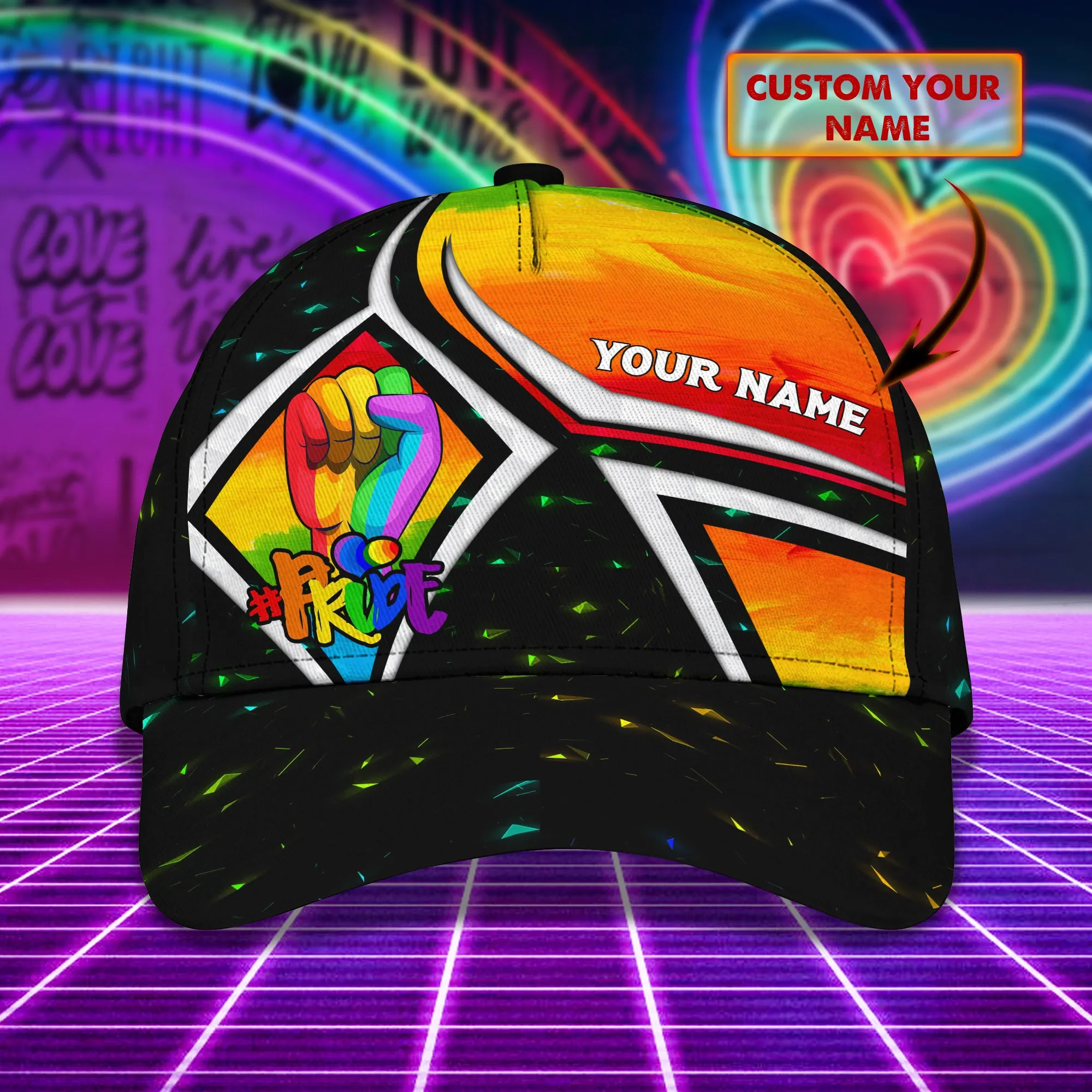 LGBT - Personalized Name Cap