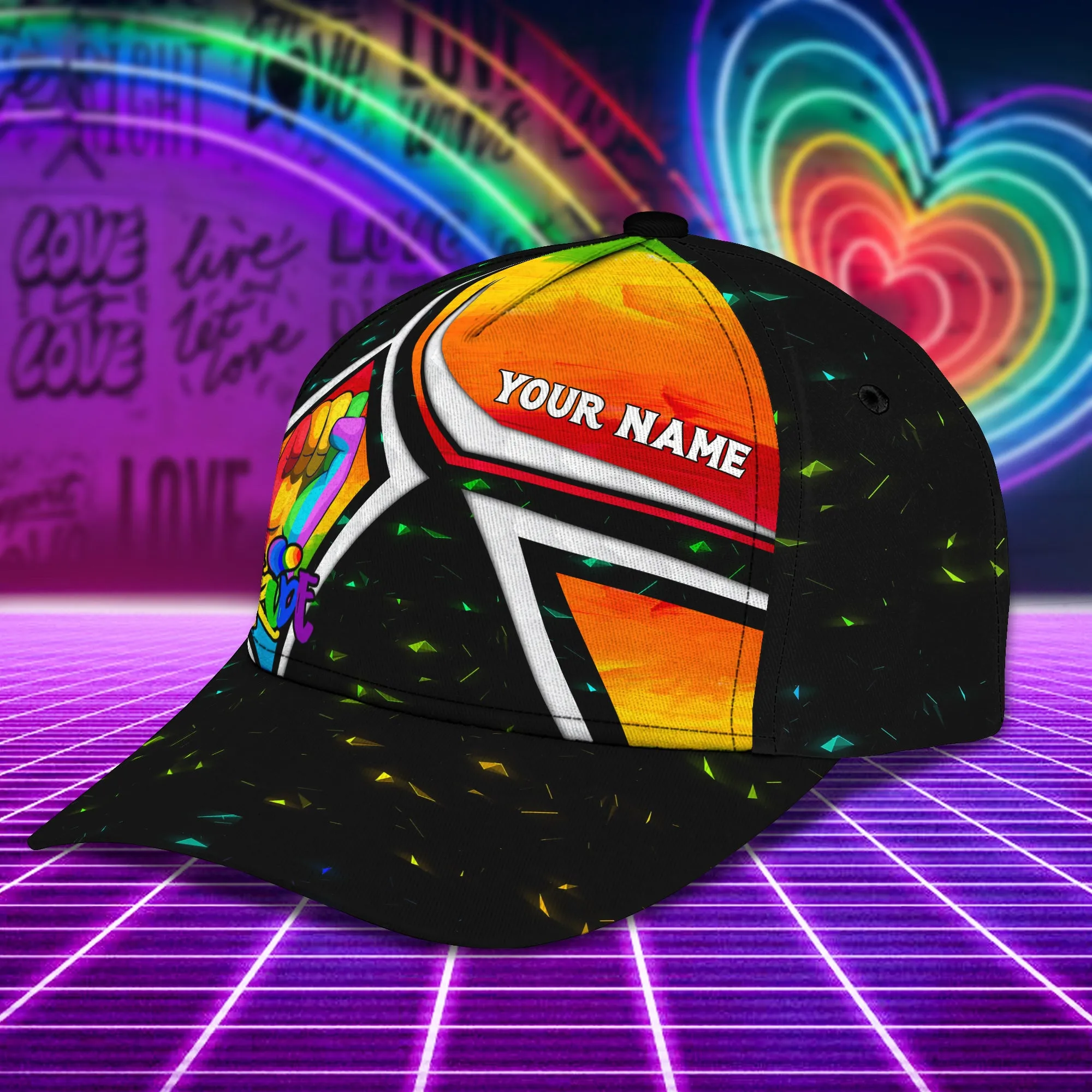 LGBT - Personalized Name Cap