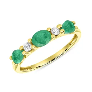 Lifetime Emerald and Diamond Ring