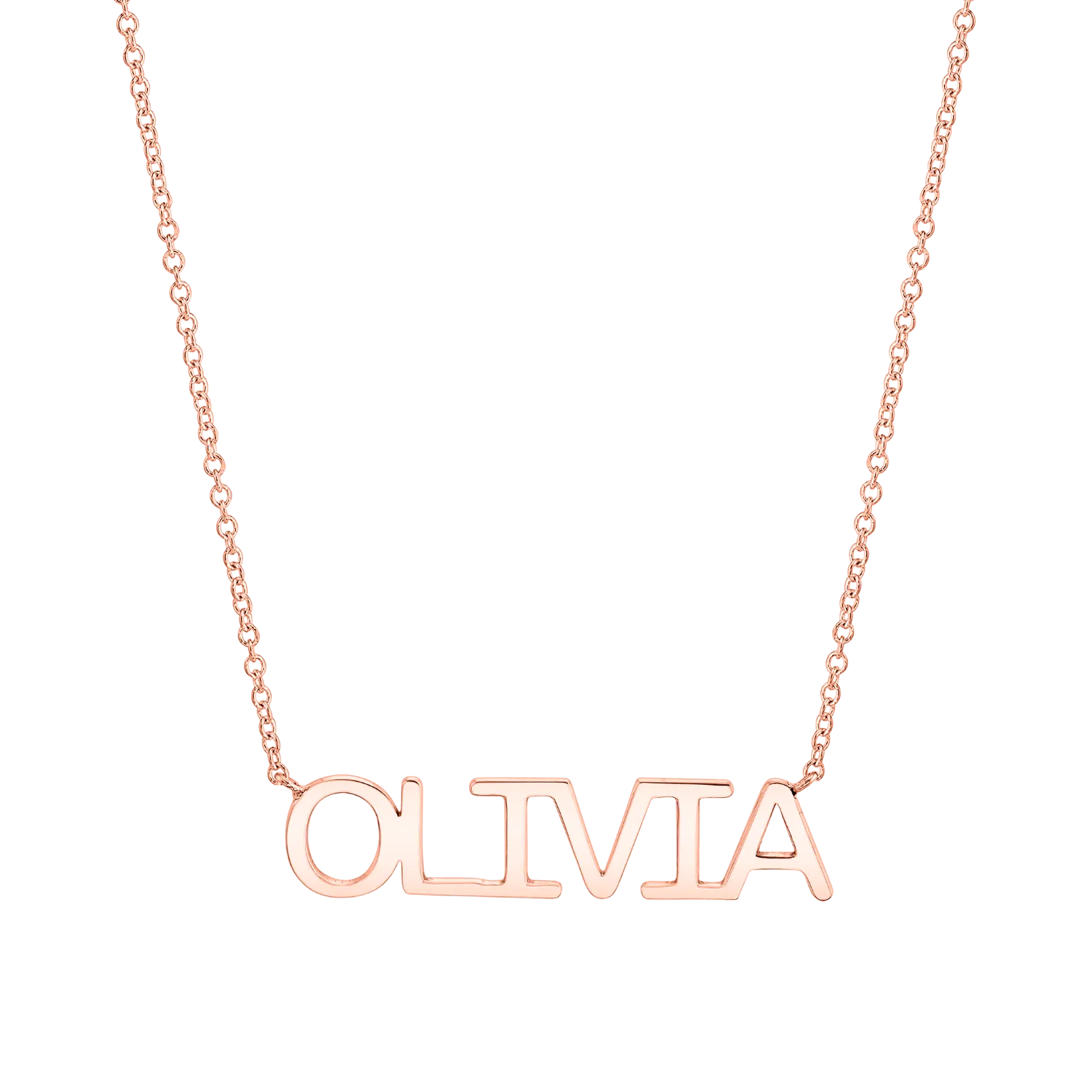 Linear Name Necklace