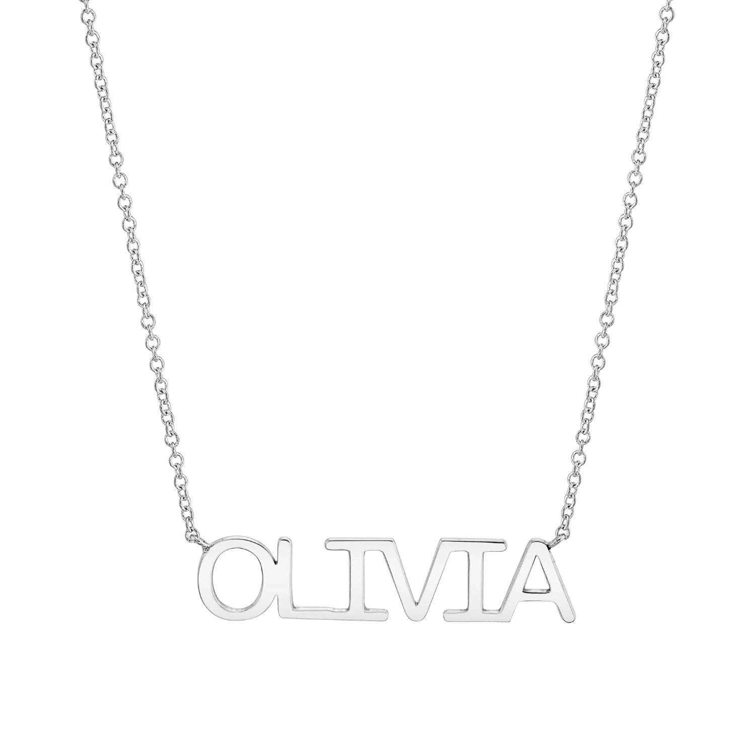 Linear Name Necklace