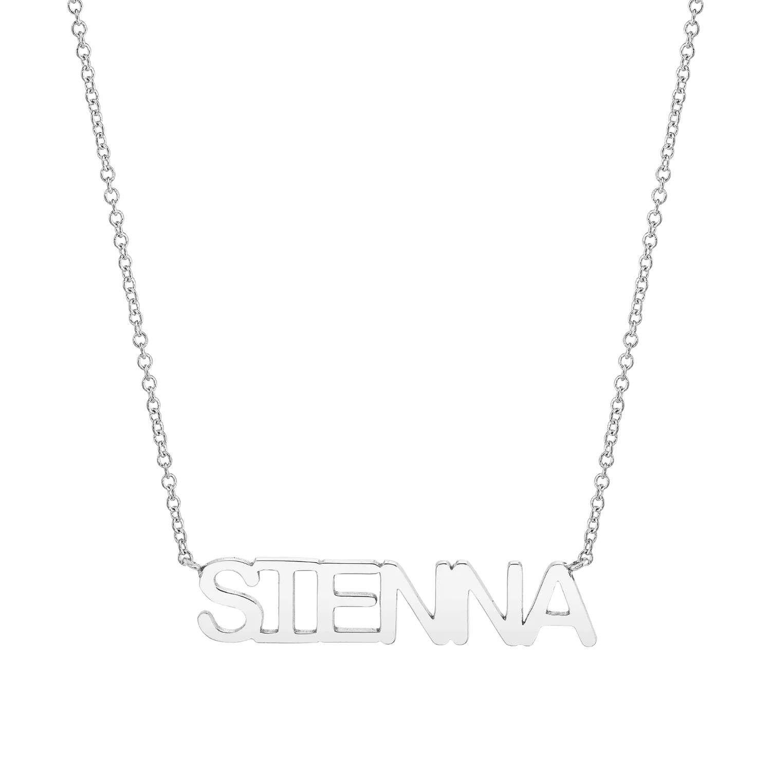 Linear Name Necklace