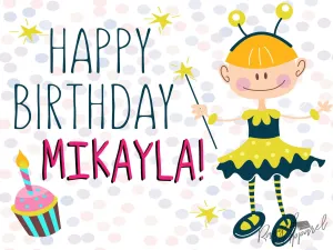 Little Girls Personalized Birthday Sign