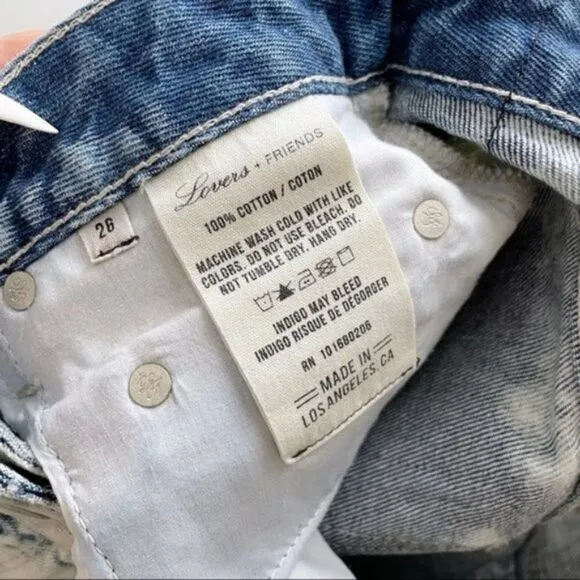 Lovers   Friends Distressed Boyfriend Fit Jeans