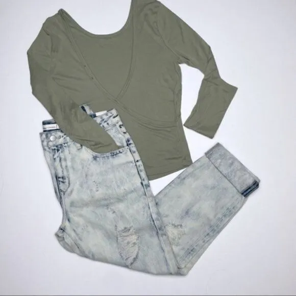 Lovers   Friends Distressed Boyfriend Fit Jeans