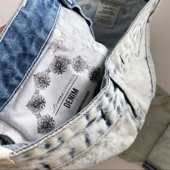 Lovers   Friends Distressed Boyfriend Fit Jeans