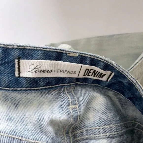 Lovers   Friends Distressed Boyfriend Fit Jeans