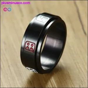 Luck 7 Vegas Creative Dice Pips Spinner Meditation Ring in