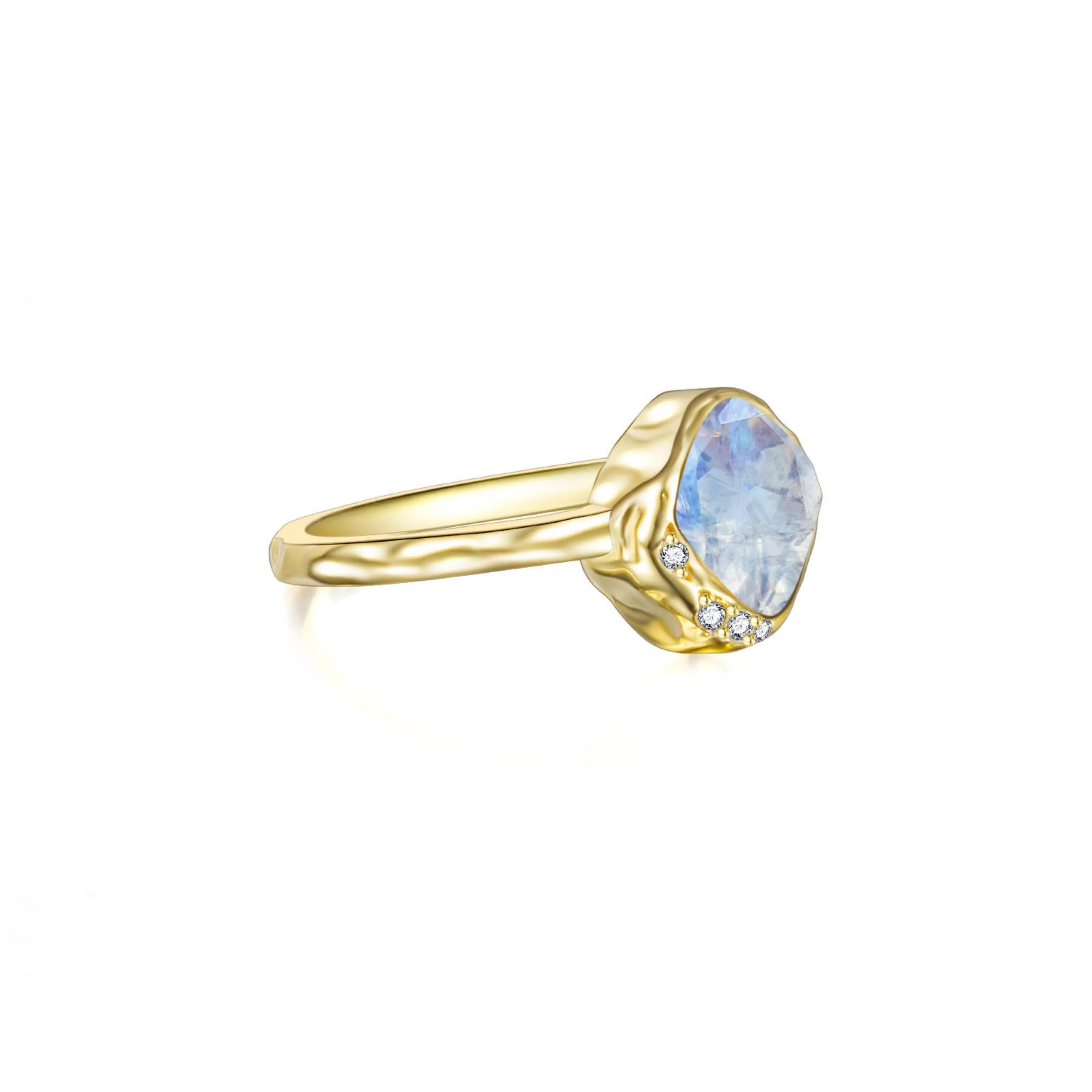 Luxe Freeform Moonstone Ring