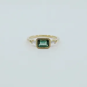 Maggey Green Tourmaline Ring