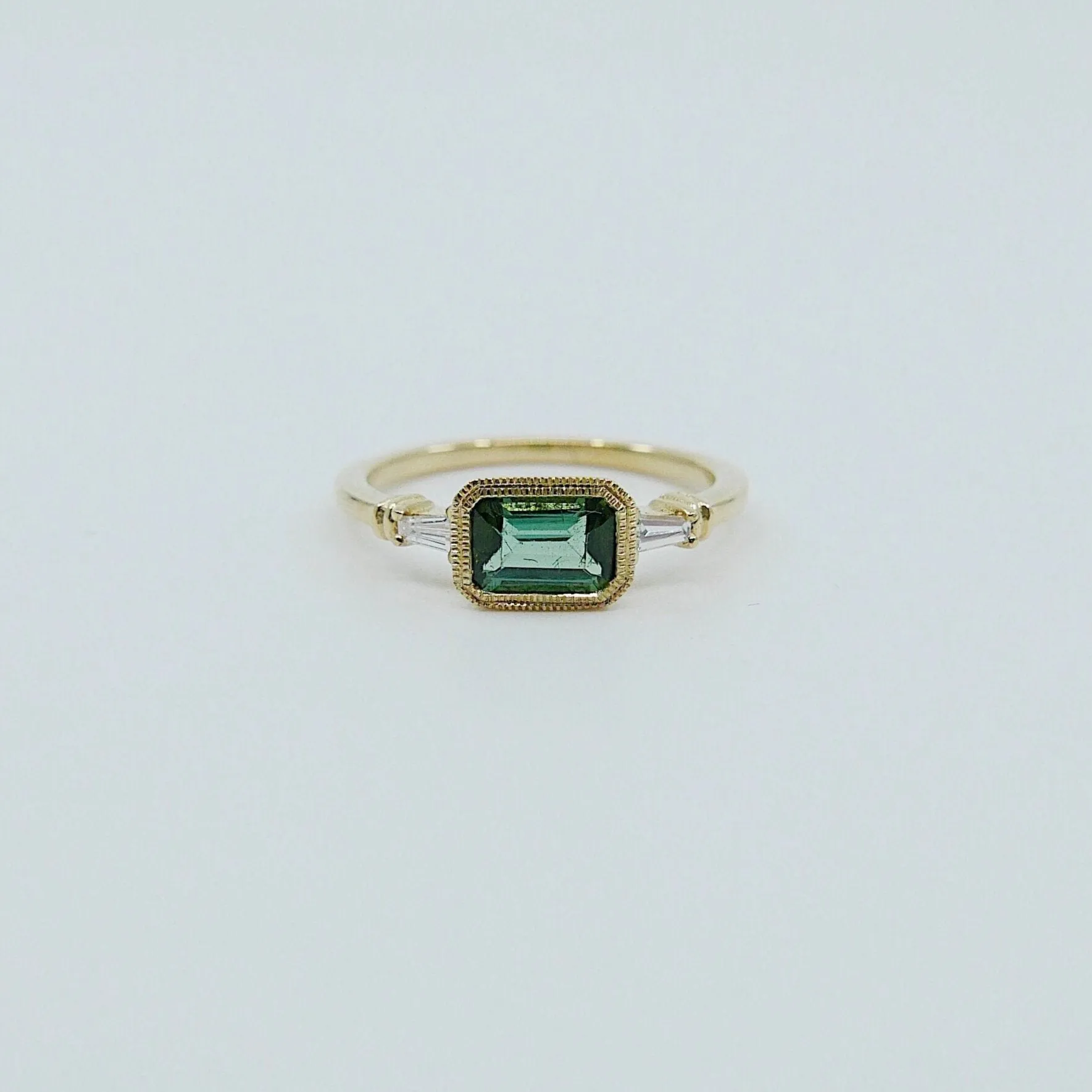 Maggey Green Tourmaline Ring