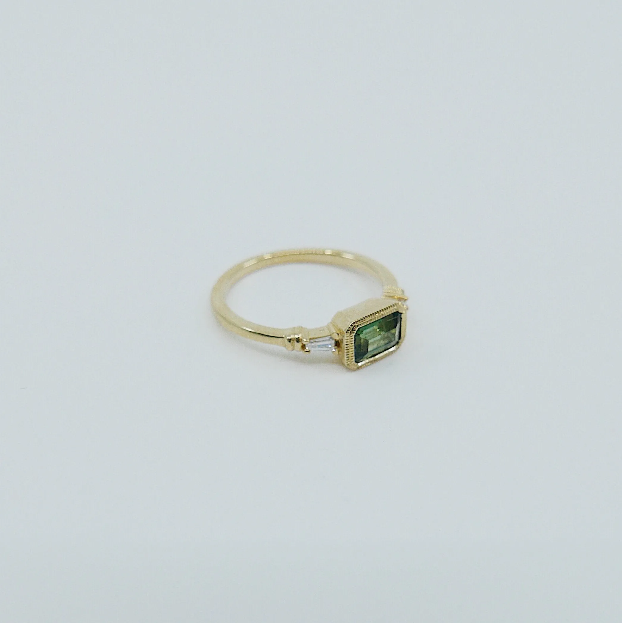 Maggey Green Tourmaline Ring