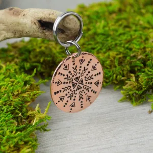 Mandala Pet ID Tag