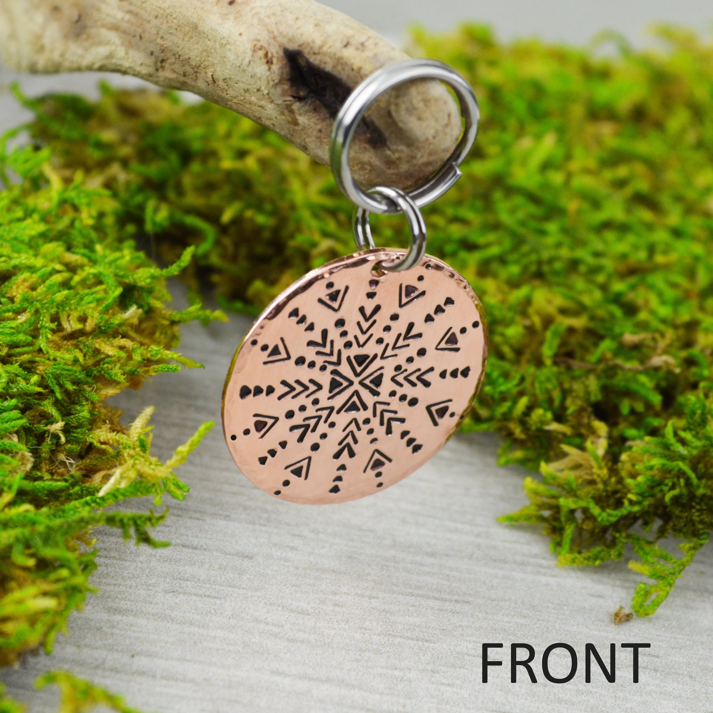 Mandala Pet ID Tag