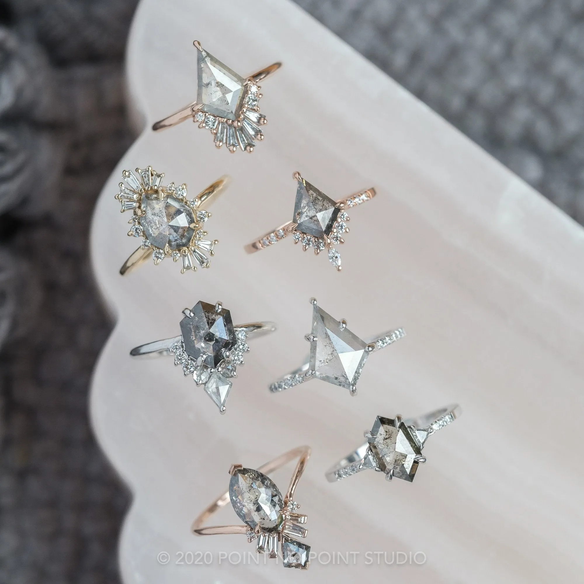 Marquise Art Deco Engagement Ring