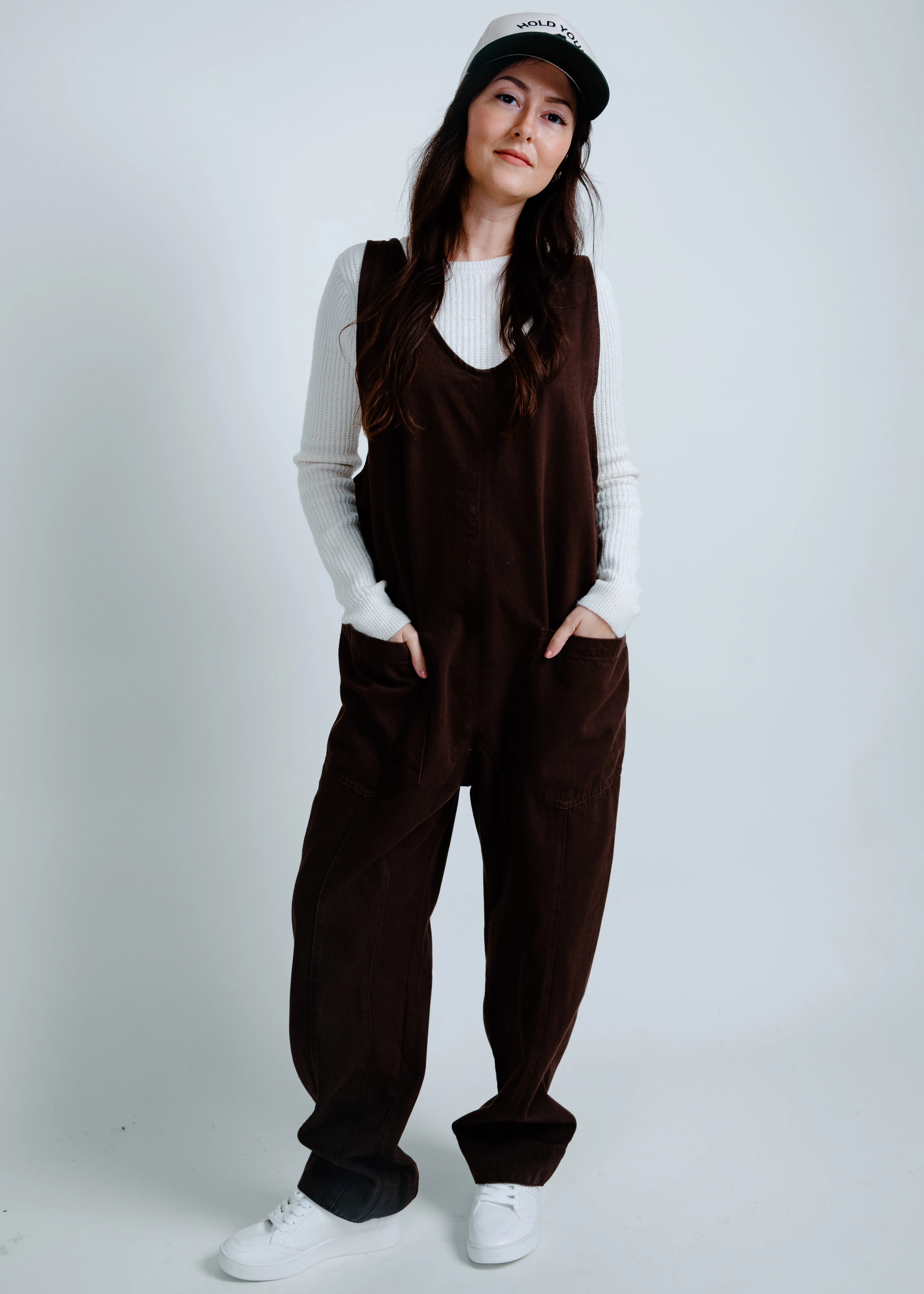 Maxwell Jumpsuit - Chocolate