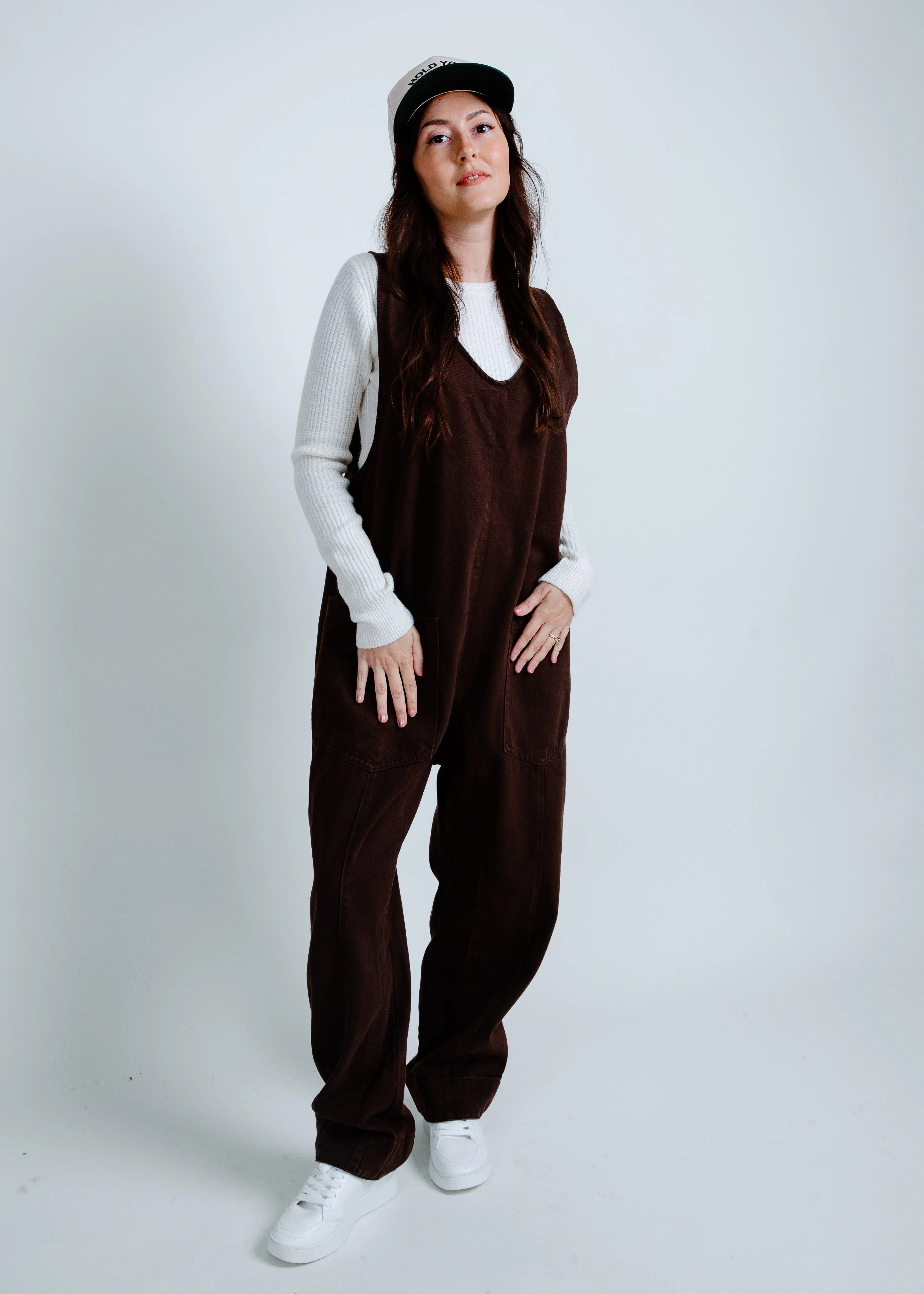 Maxwell Jumpsuit - Chocolate
