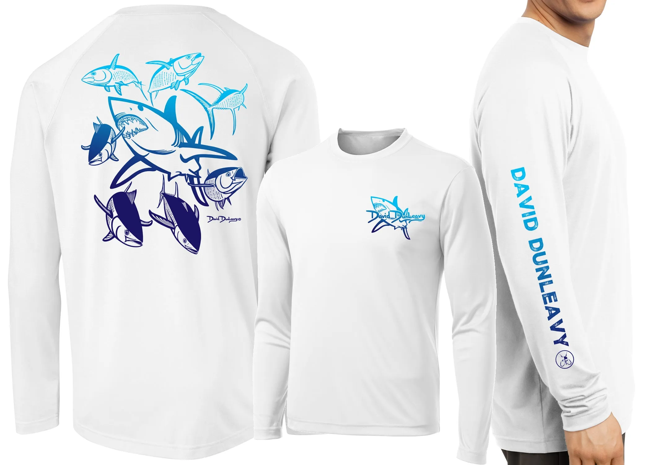 Men’s Performance Mako and Tuna Deco Long Sleeve