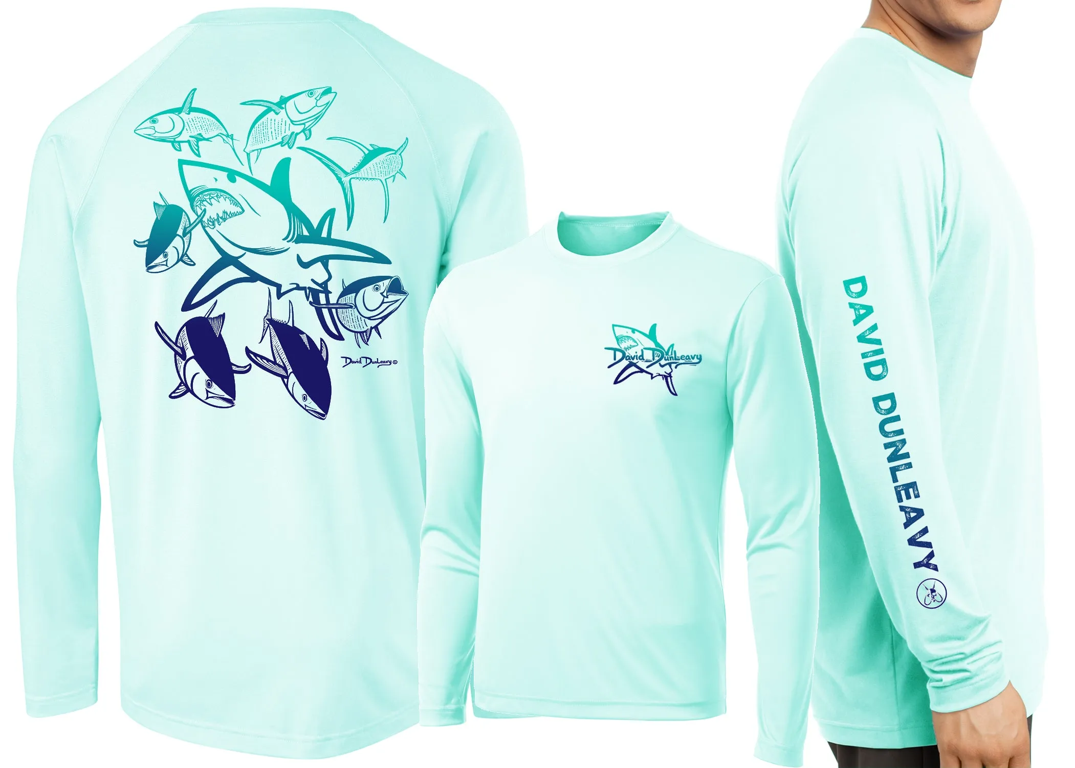 Men’s Performance Mako and Tuna Deco Long Sleeve