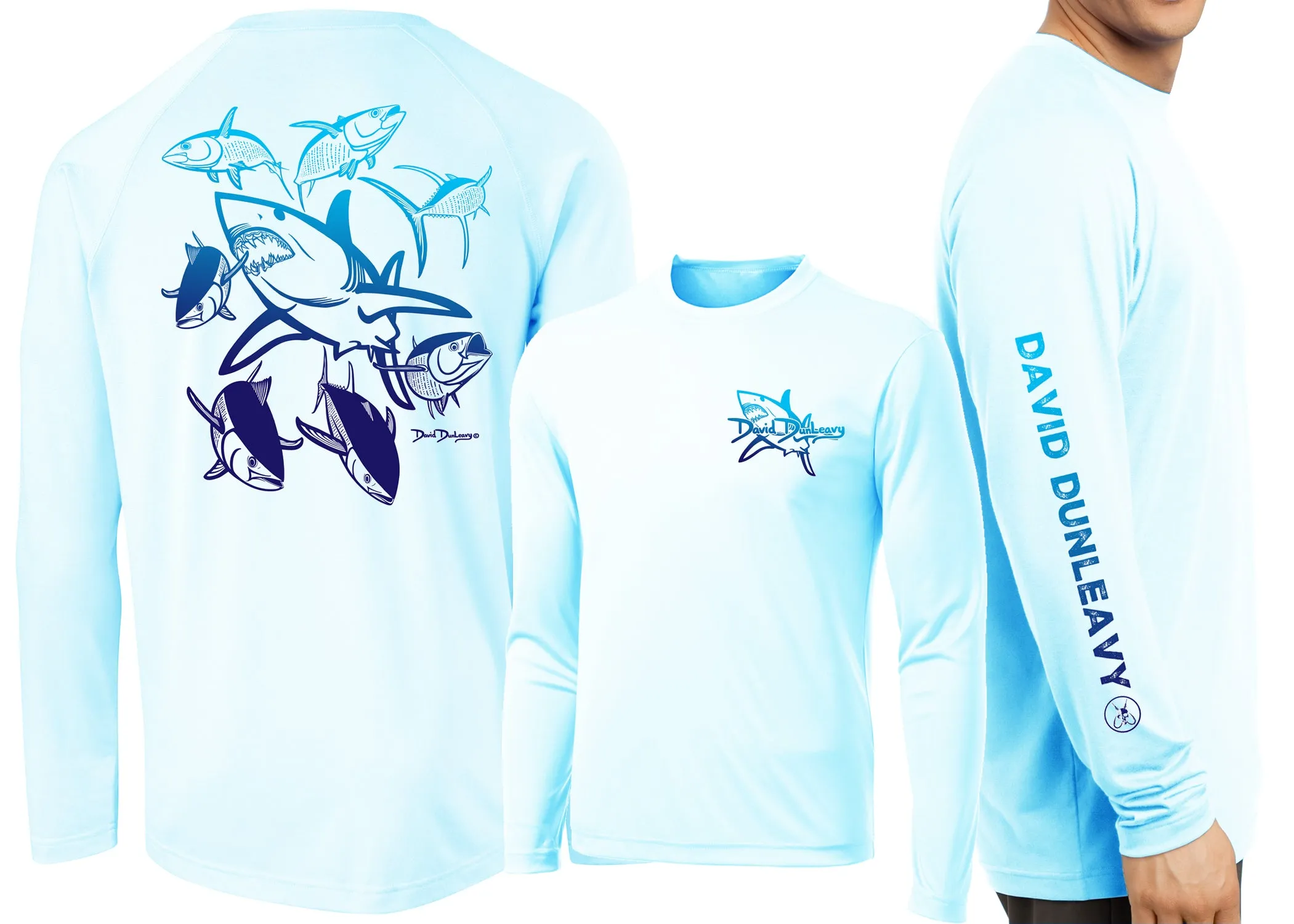 Men’s Performance Mako and Tuna Deco Long Sleeve