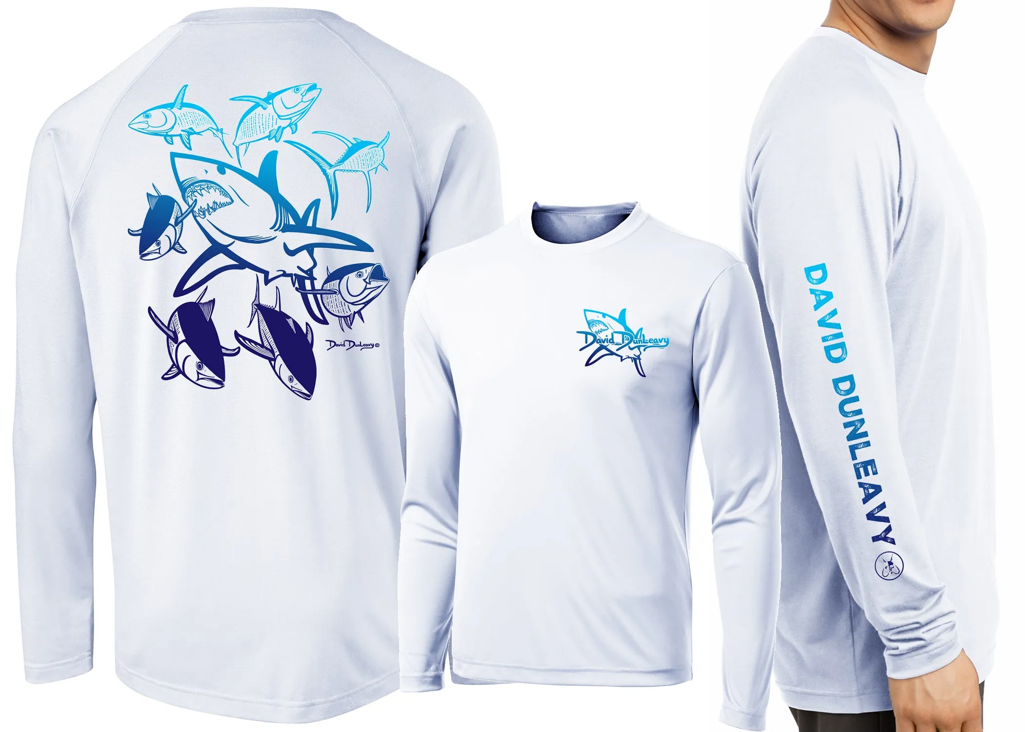 Men’s Performance Mako and Tuna Deco Long Sleeve
