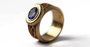 Misti- his her promise rings, Tanzanite AAA