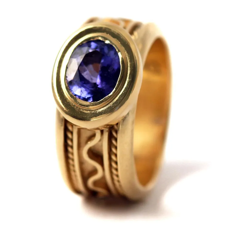 Misti- his her promise rings, Tanzanite AAA