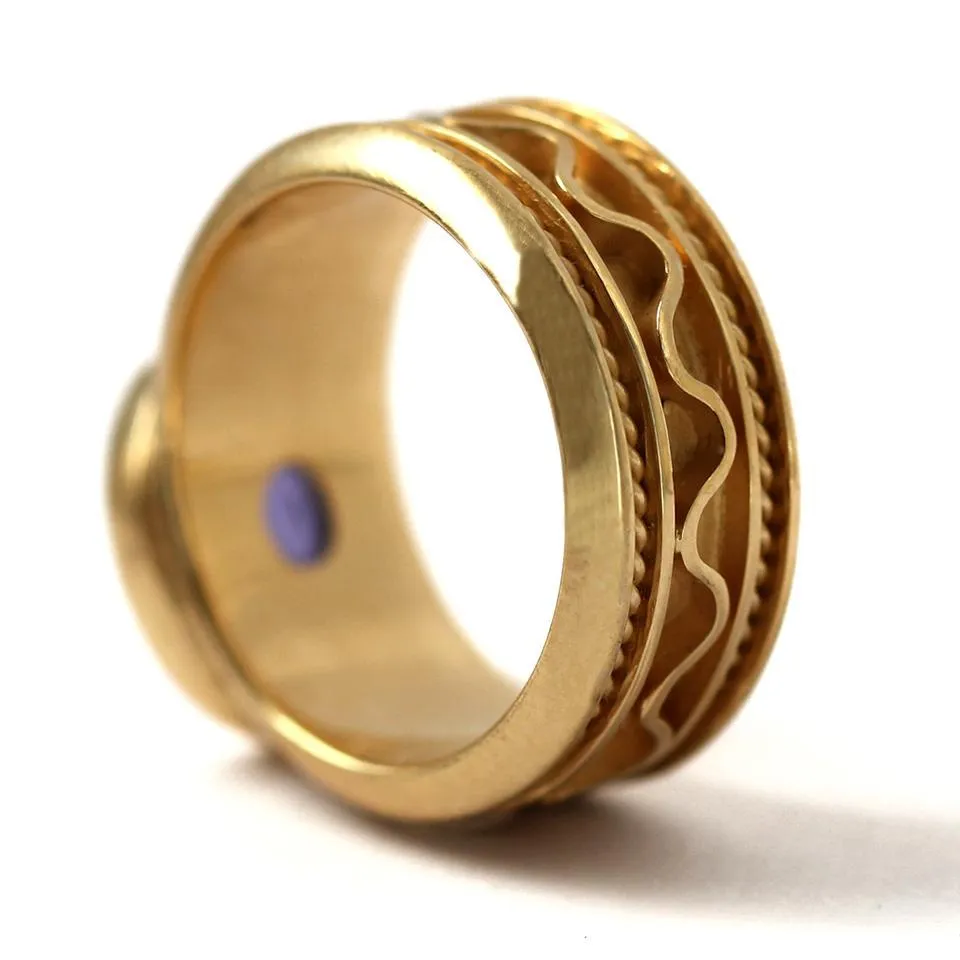 Misti- his her promise rings, Tanzanite AAA