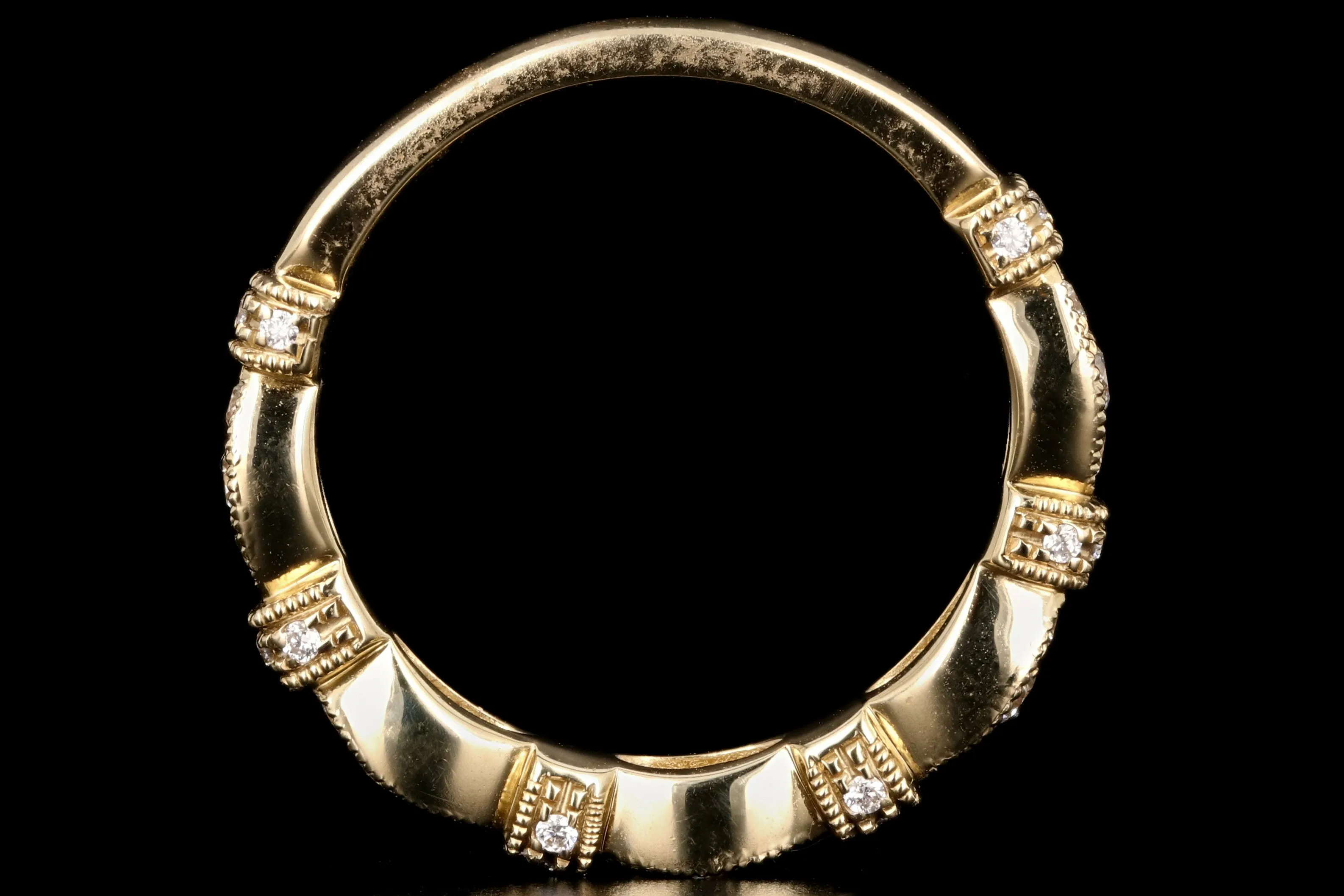 Modern 14K Yellow Gold .31 CTW Diamond Band