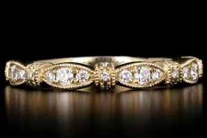 Modern 14K Yellow Gold .31 CTW Diamond Band