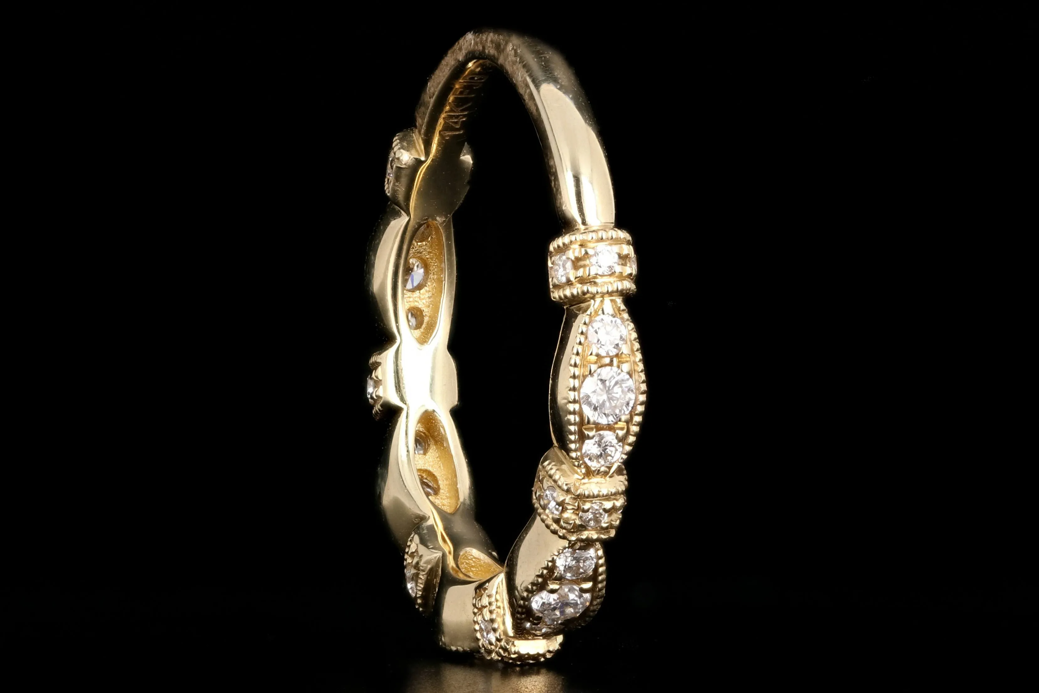 Modern 14K Yellow Gold .31 CTW Diamond Band