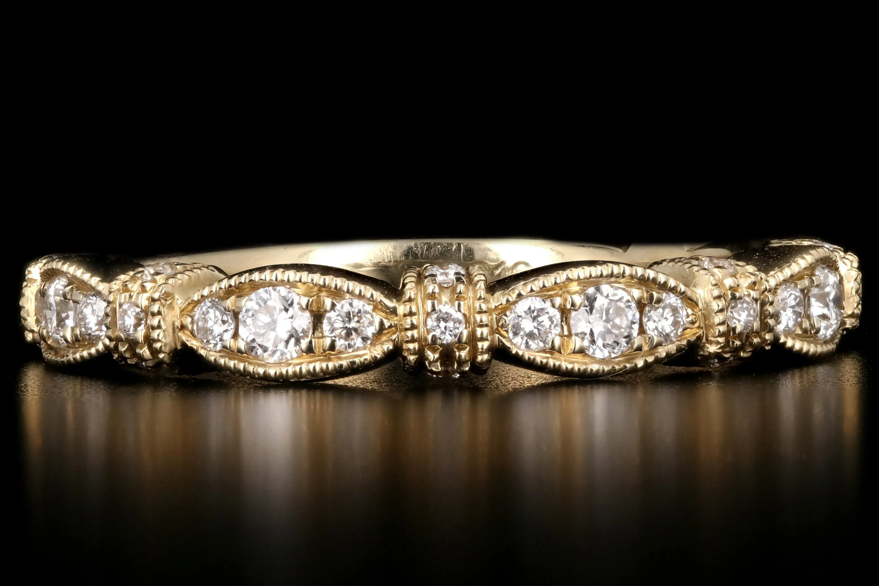 Modern 14K Yellow Gold .31 CTW Diamond Band