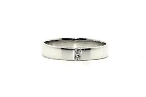 Modern Pave Diamond Ring In Platinum Ad No.0442