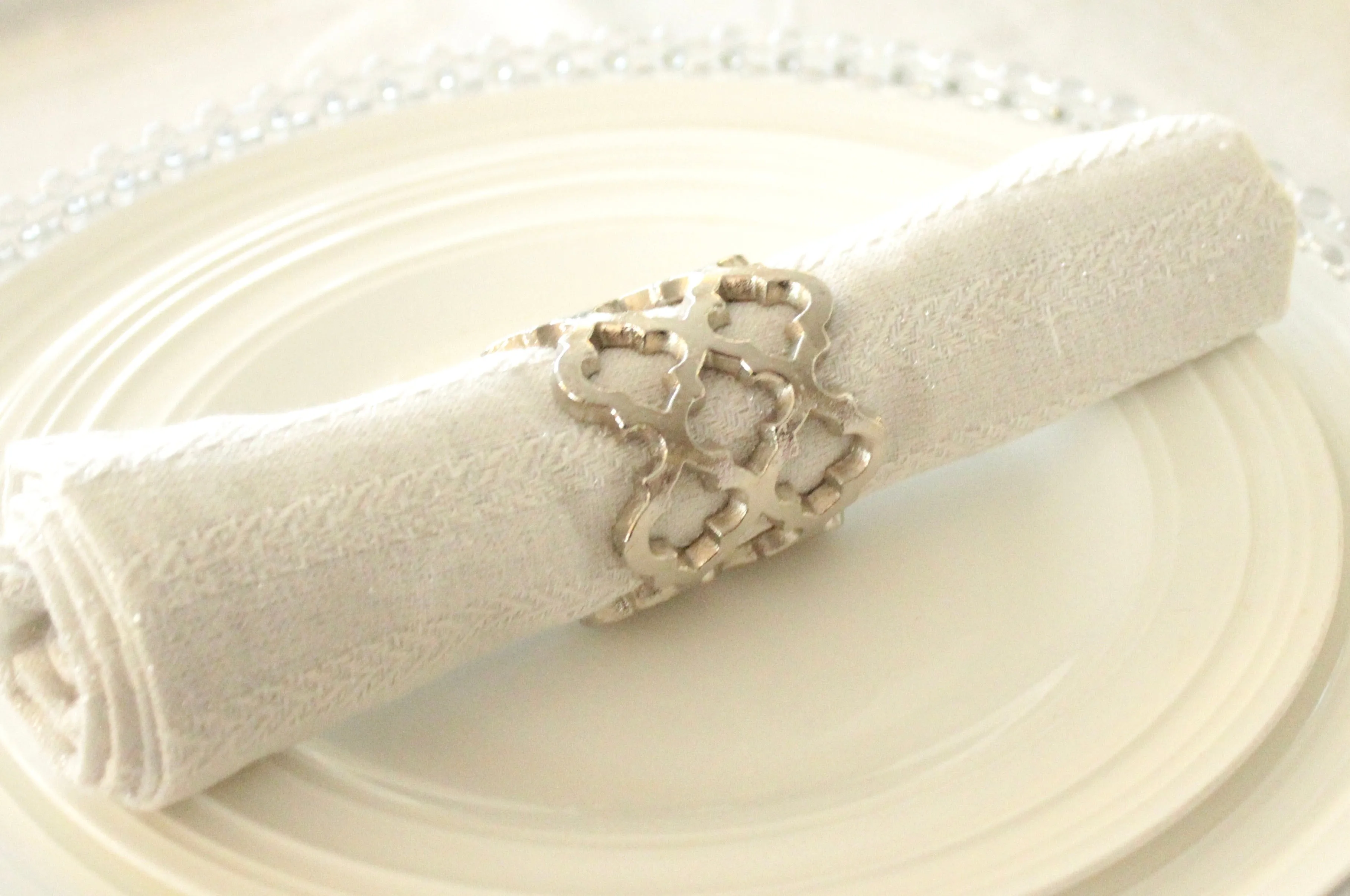 Moroccan Trellis Napkin Rings