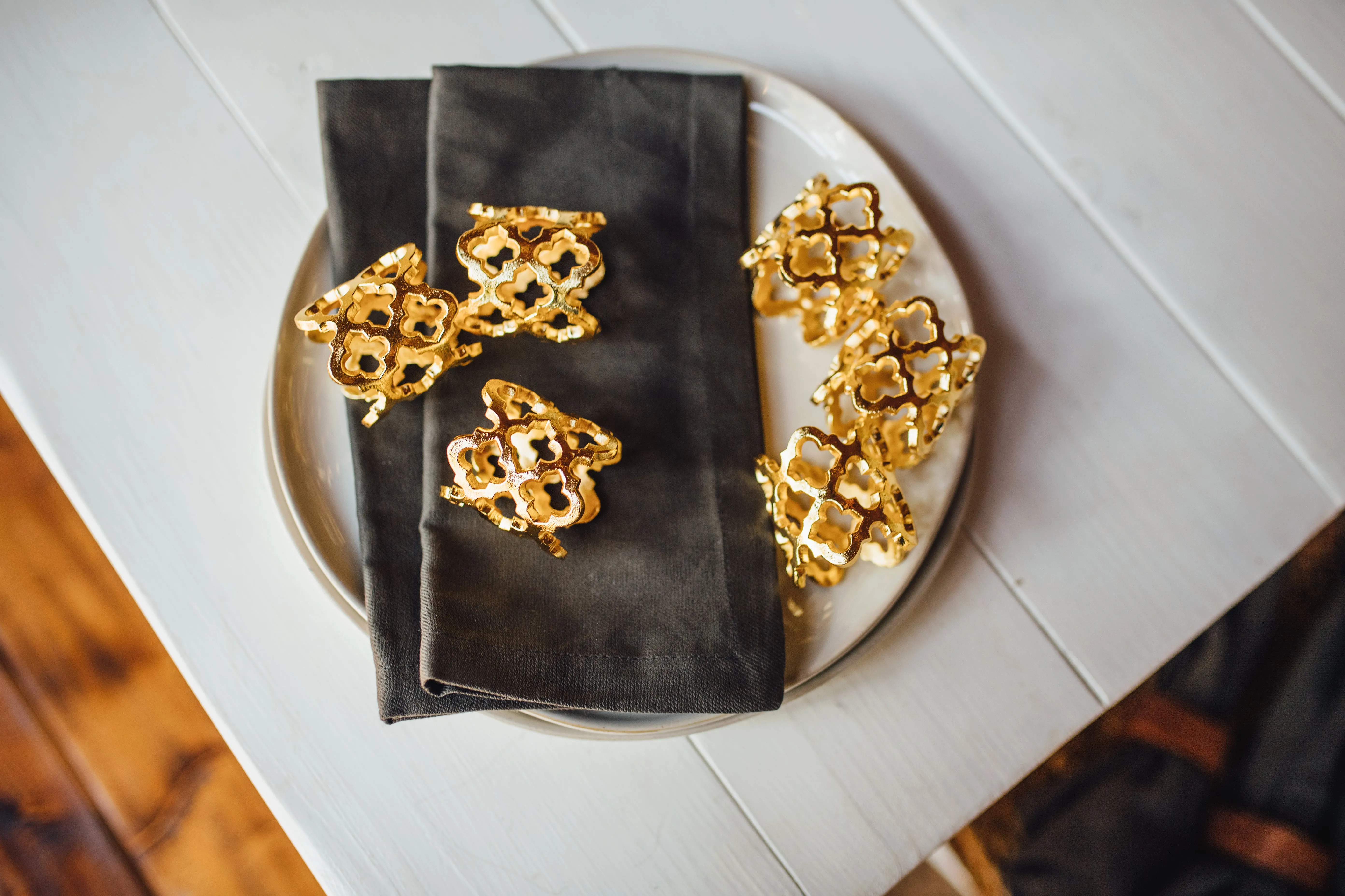 Moroccan Trellis Napkin Rings