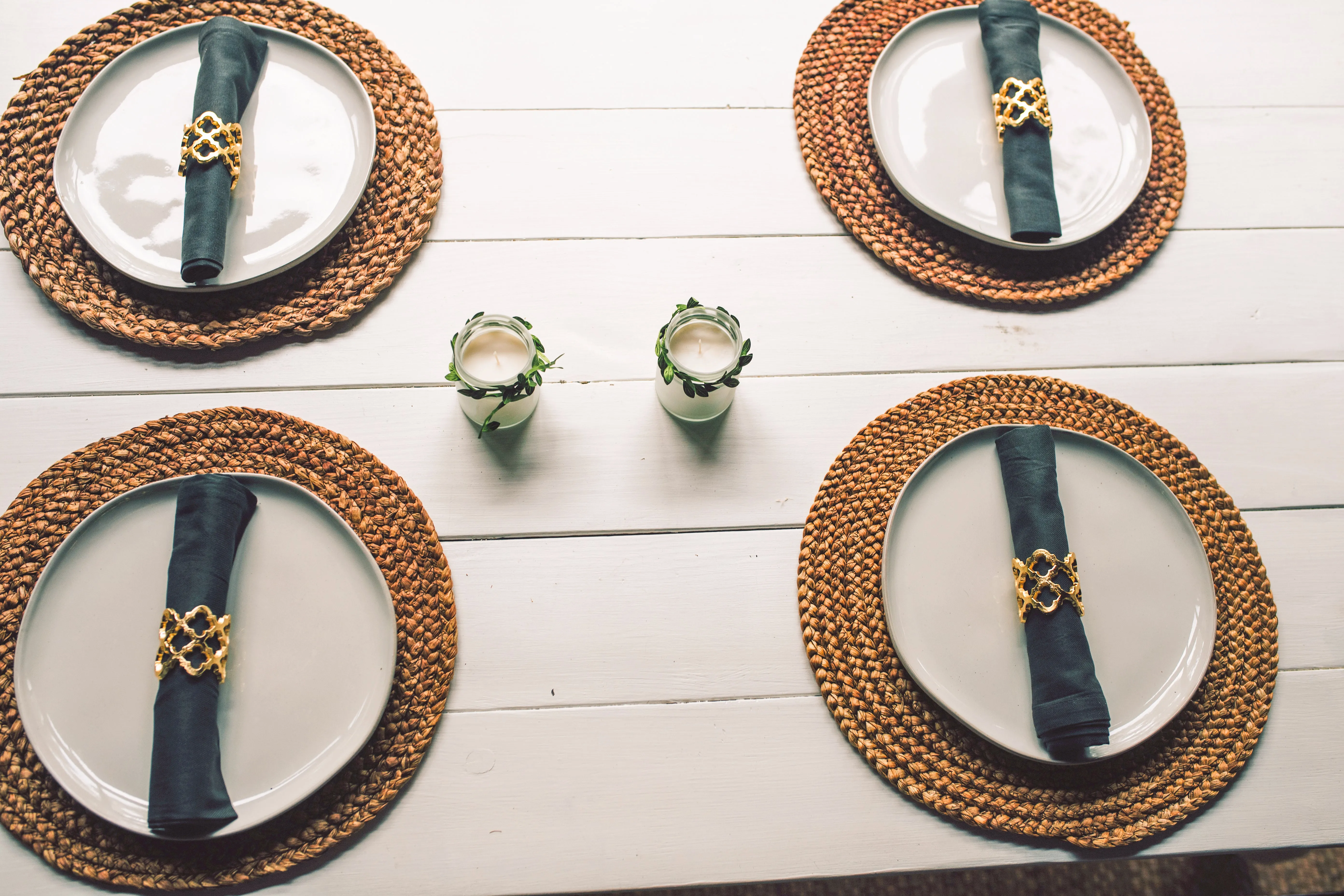 Moroccan Trellis Napkin Rings