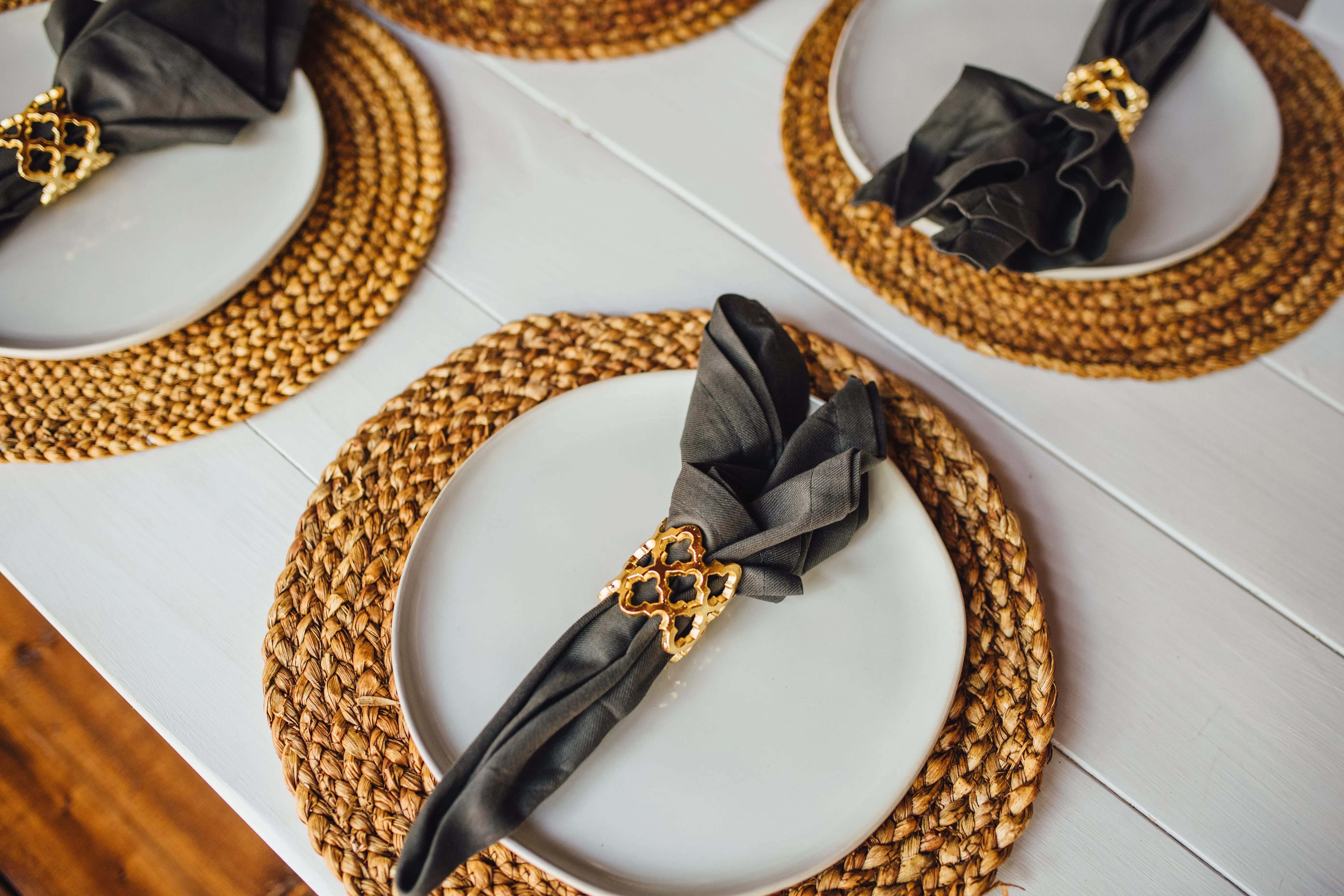 Moroccan Trellis Napkin Rings