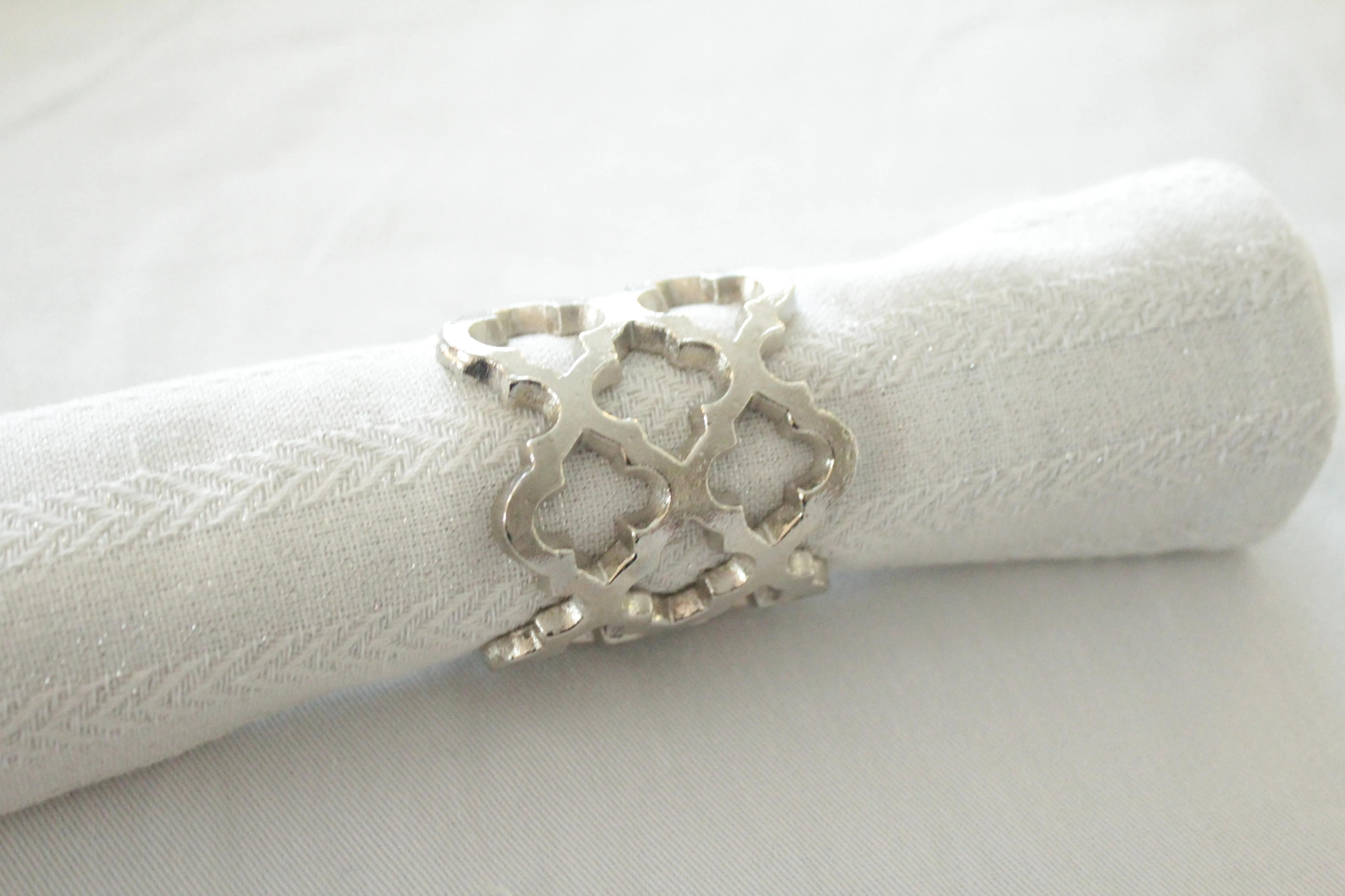 Moroccan Trellis Napkin Rings