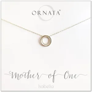 “Mother of One” Sterling Silver Necklace | One Adult & One Child