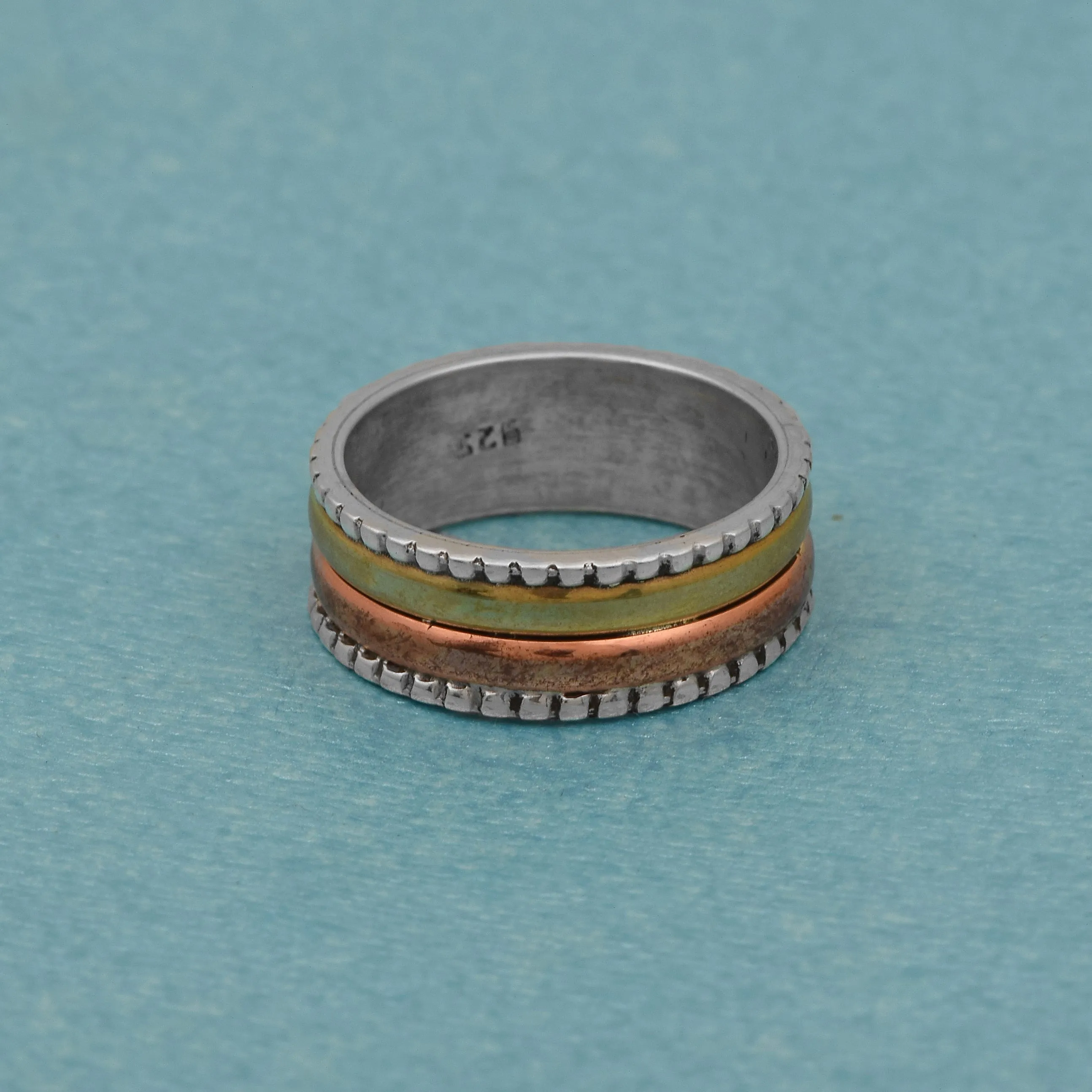 Multi Banded Spinner Ring