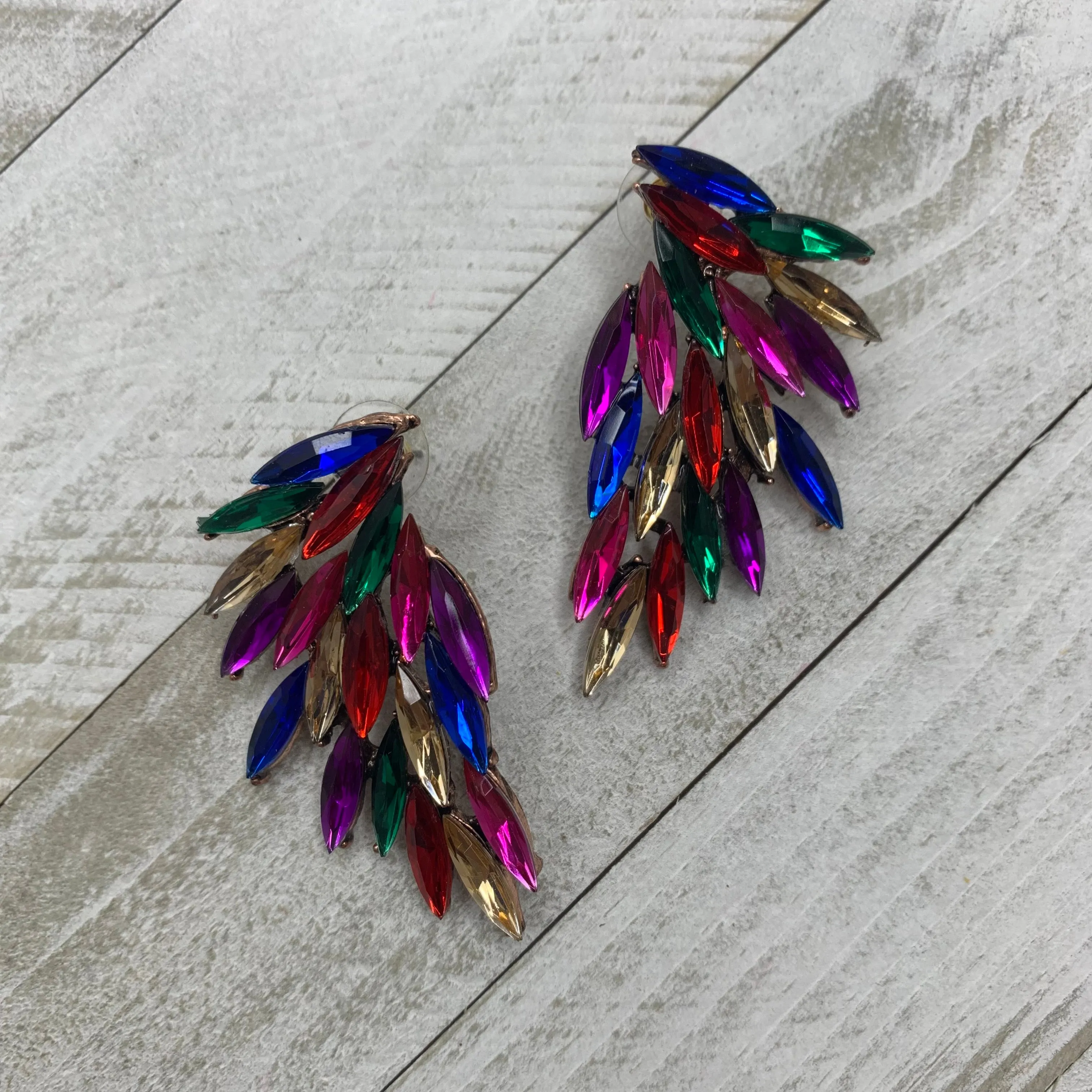 Multicolor CZ Earrings 220-43 | Erika Williner Designs