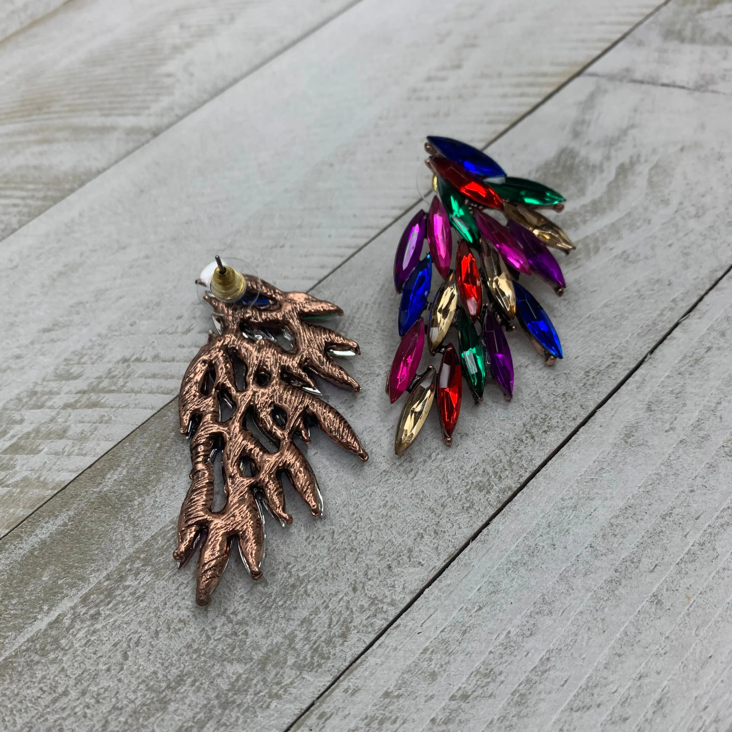 Multicolor CZ Earrings 220-43 | Erika Williner Designs