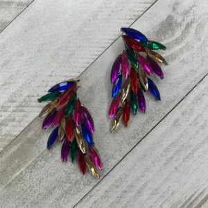 Multicolor CZ Earrings 220-43 | Erika Williner Designs