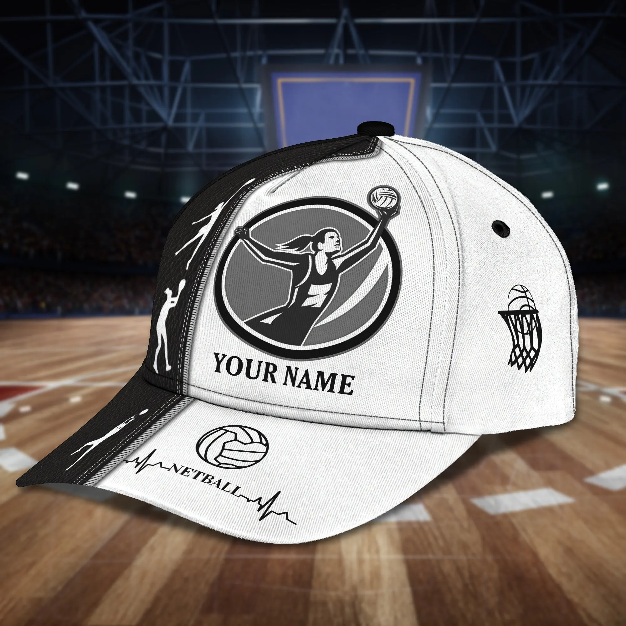 NETBALL1 - Personalized Name Cap - BY97