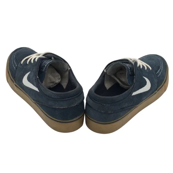 NIKE Stefan Janoski For Daily Use Skateboarding Blue Suede Sneaker size 9