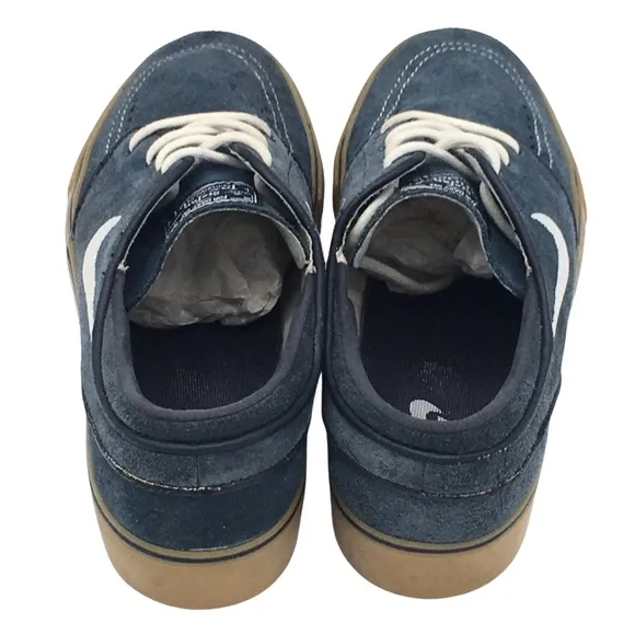 NIKE Stefan Janoski For Daily Use Skateboarding Blue Suede Sneaker size 9