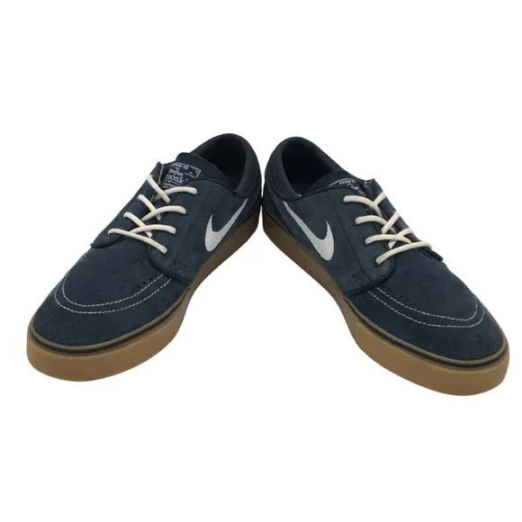 NIKE Stefan Janoski For Daily Use Skateboarding Blue Suede Sneaker size 9